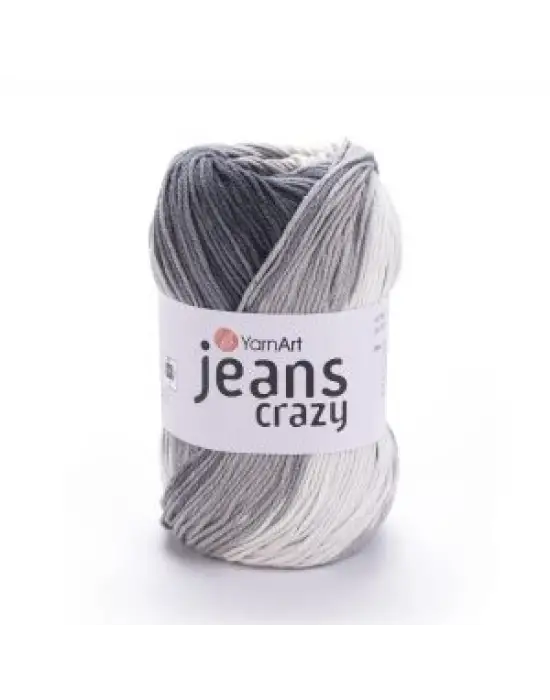Jeans Crazy Ebruli El Örgü Ipi Ebruli 8204