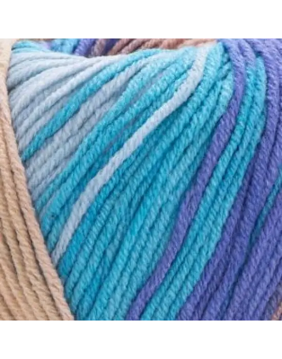 Yarn Art Jeans Crazy Ebruli El Örgü İpi Ebruli 8207