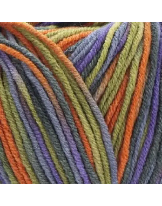 Yarn Art Jeans Crazy Ebruli El Örgü İpi Ebruli 8213