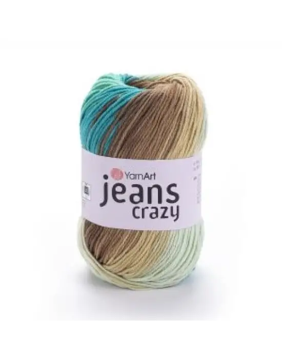 Yarnart Jeans Crazy 5li SET Ebruli El Örgü Ipi No:8216