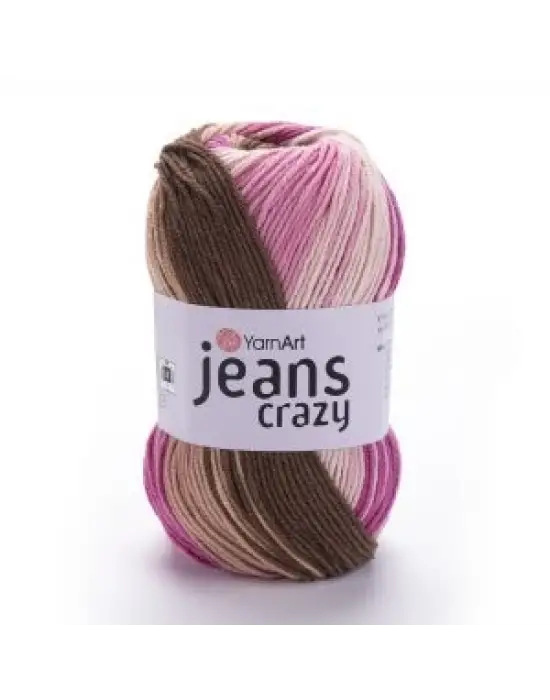 Yarnart Jeans Crazy 5li SET Ebruli El Örgü Ipi No:8219