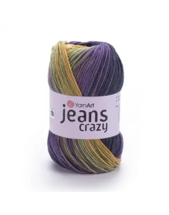 Yarnart Jeans Crazy 5li SET Ebruli El Örgü Ipi No:8220