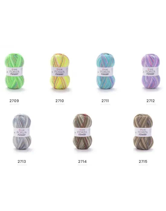 FORZA FOREVER - EBRULİ EL ÖRGÜ İPİ 5Lİ SET 2705