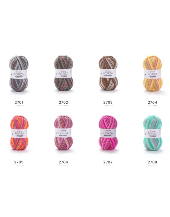FORZA FOREVER - EBRULİ EL ÖRGÜ İPİ 5Lİ SET 2705