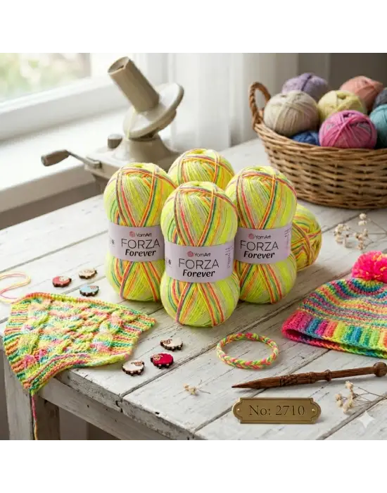 FORZA FOREVER - EBRULİ EL ÖRGÜ İPİ 5Lİ SET 2710