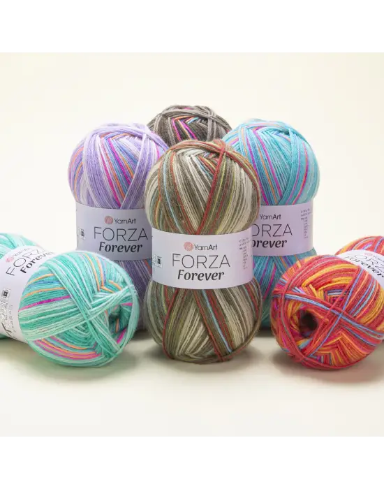 FORZA FOREVER - EBRULİ EL ÖRGÜ İPİ 5Lİ SET 2710
