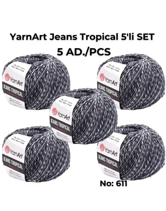 Jeans Tropıcal - Ebruli El Örgü Ipi Ebruli-611
