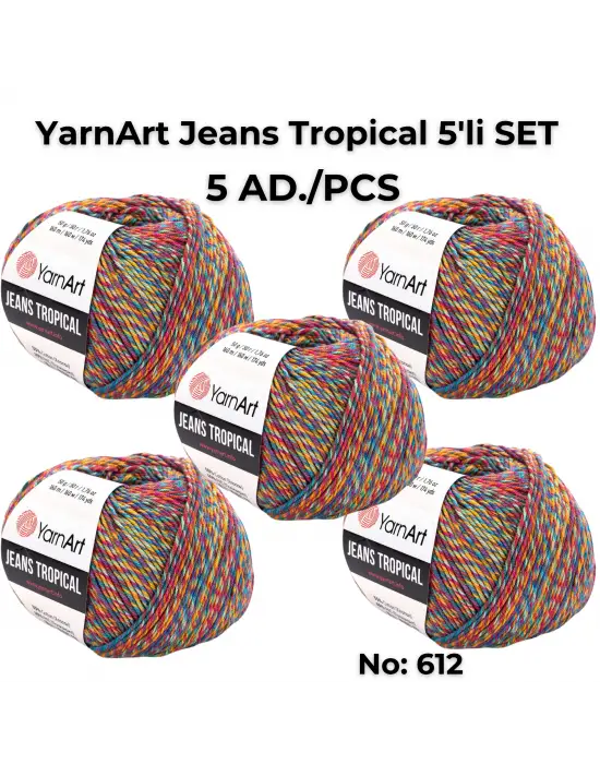 Jeans Tropıcal - Ebruli El Örgü Ipi Ebruli-612