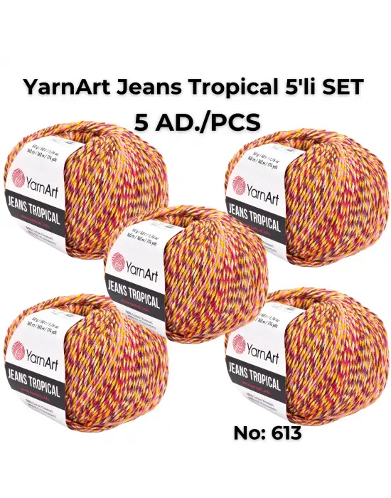 Jeans Tropıcal - Ebruli El Örgü Ipi Ebruli-613