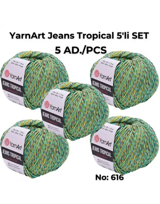 Jeans Tropıcal - Ebruli El Örgü Ipi Ebruli-616