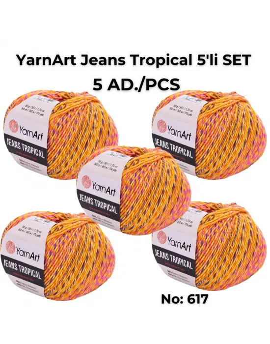 Jeans Tropıcal - Ebruli El Örgü Ipi Ebruli-617