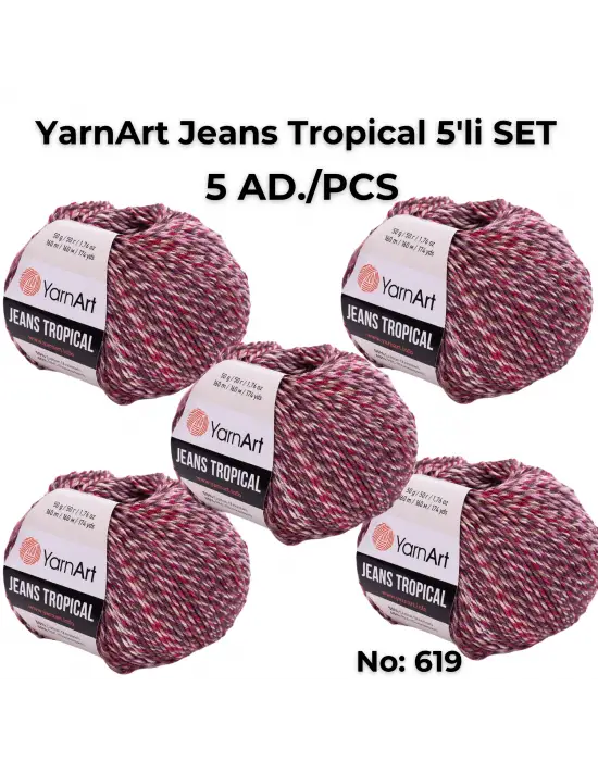 Jeans Tropıcal - Ebruli El Örgü Ipi Ebruli-619