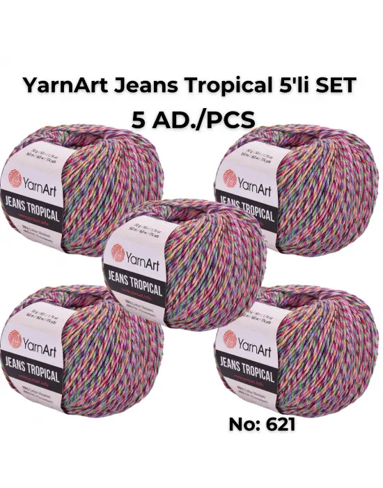 Jeans Tropıcal - Ebruli El Örgü Ipi Ebruli-621