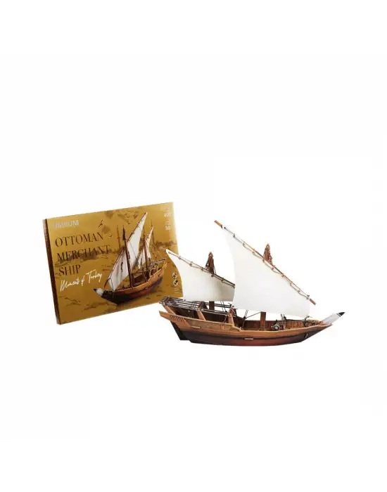 Osmanlı Ticaret Gemisi 3d Karton Puzzle Yapboz