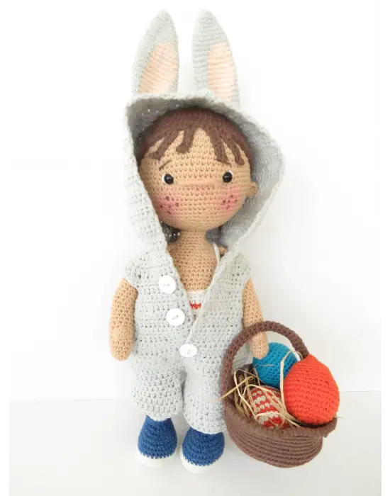 Amigurumi El Örgüsü Oyuncak Bebek