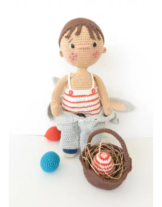 Amigurumi El Örgüsü Oyuncak Bebek