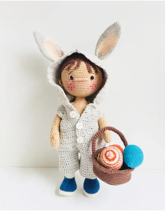 Amigurumi El Örgüsü Oyuncak Bebek