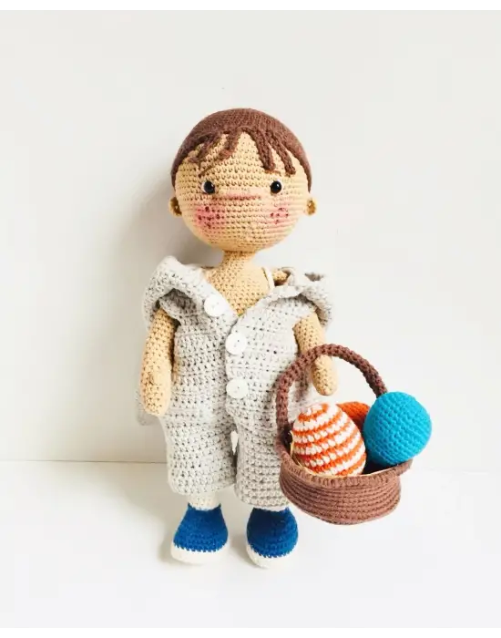 Amigurumi El Örgüsü Oyuncak Bebek