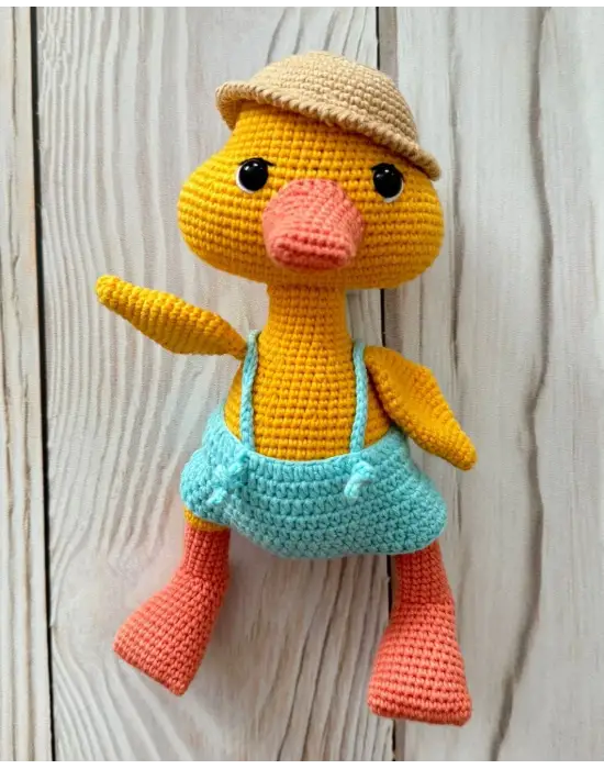 Amigurumi Ördek Oyuncak | El Yapımı ve Elyaf Dolgulu