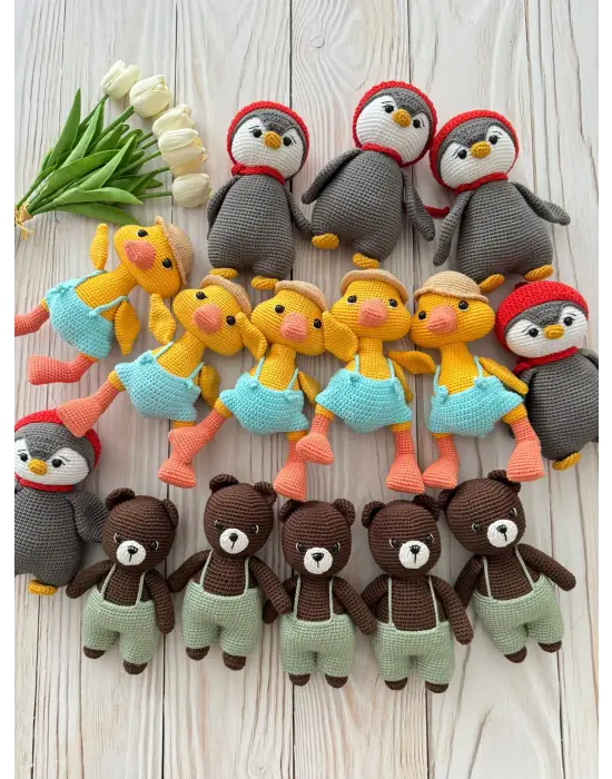 Amigurumi El Örgüsü Oyuncak Ayıcık