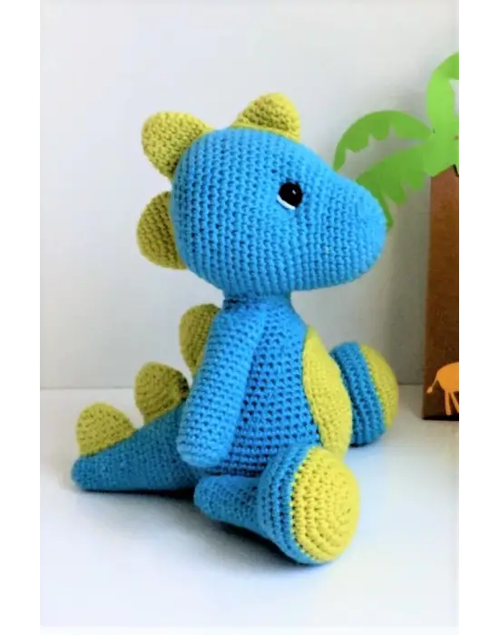 Amigurumi Elörgüsü Oyuncak Baby Dino