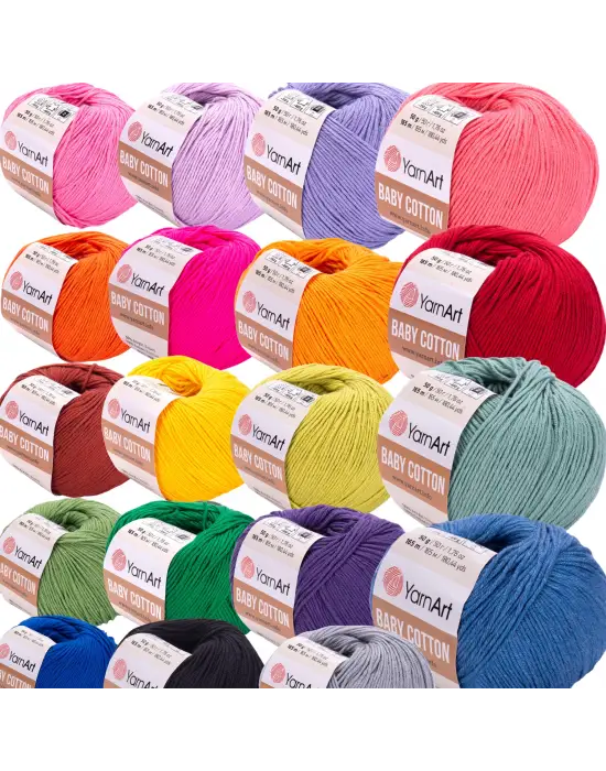 Yarnart Baby Cotton - Bebek El Örgü Ipi -459