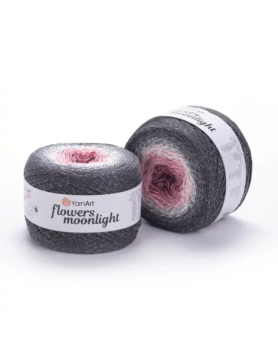 Flowers Moonlıght - Simli, Ebruli El Örgü Ebruli-3279