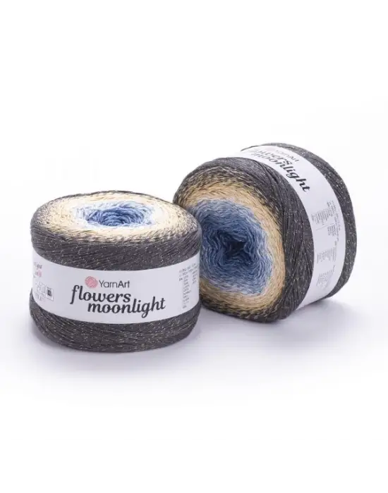 Flowers Moonlıght - Simli, Ebruli El Örgü Ebruli-3287