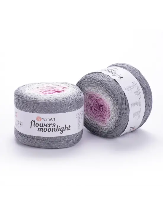 Flowers Moonlıght - Simli, Ebruli El Örgü Ebruli-3293