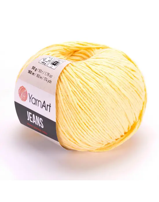 Jeans Amigurumi Örgü Ipi Açık Sarı Jeans 88 Amigurimi Bebek Ipi