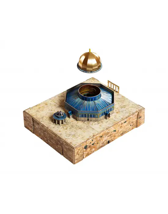 Mescid-i Aksa Kubbet-üs Sahra 3d Karton Puzzle Yapboz
