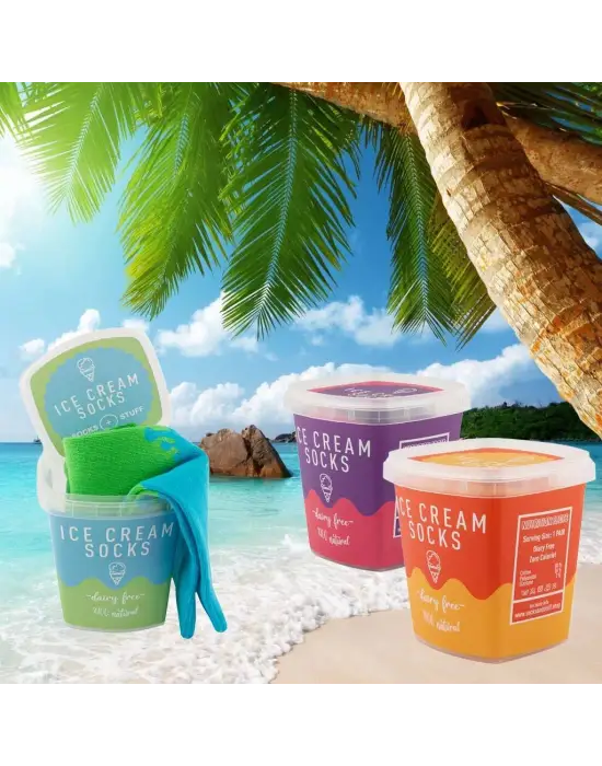 Orange Sorbe Dondurma Çorap