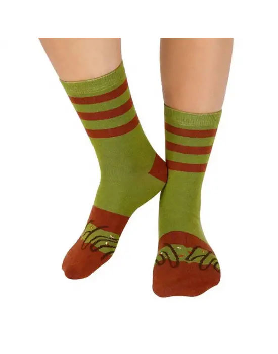 Pistachio Swirl Donut Çorap