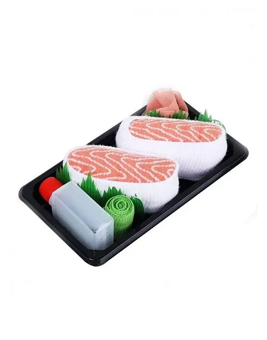 Salmon Nigiri Sushi Çorap