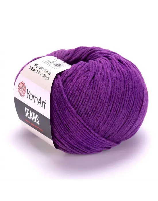 Yarn Art Jeans 50 Mor Amigurumi Örgü İpi Hırka Örgü İpi Bebek İpi Punch İpi