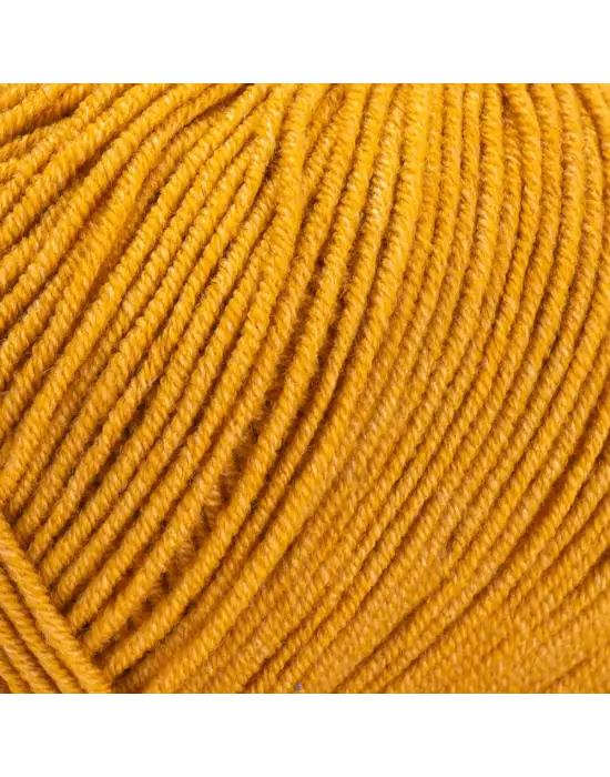 Yarn Art Jeans Amigurumi Örgü İpi 84 Hardal Renk Hırka Örgü İpi Bebek İpi Punch İpi 3lü Paket