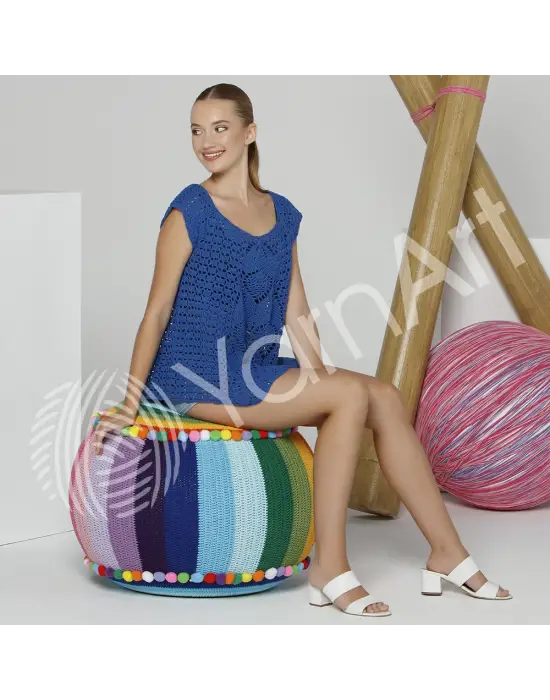 Yarn Art Jeans Bamboo El Örgü İpi,Kot Mavisi-124