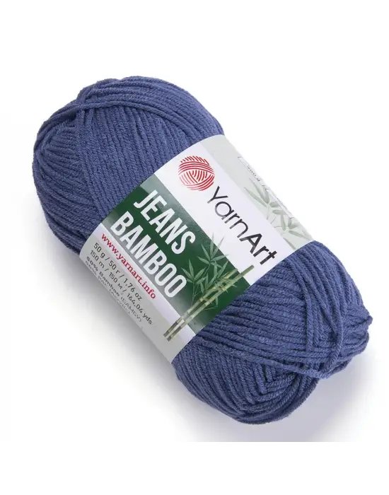 Yarn Art Jeans Bamboo El Örgü İpi,Kot Mavisi-124