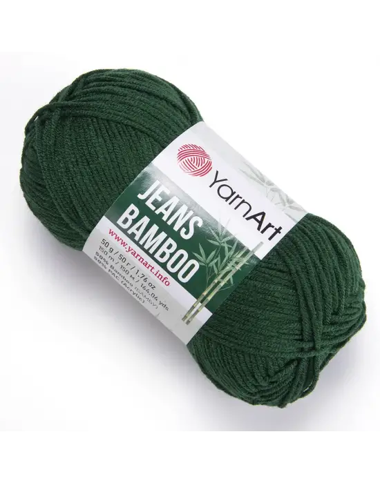 Yarn Art Jeans Bamboo El Örgü İpi Koyu Yeşil 139