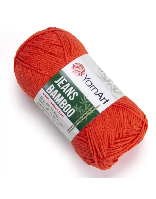 Yarn Art Jeans Bamboo El Örgü İpi,Nar Çiçeği-141