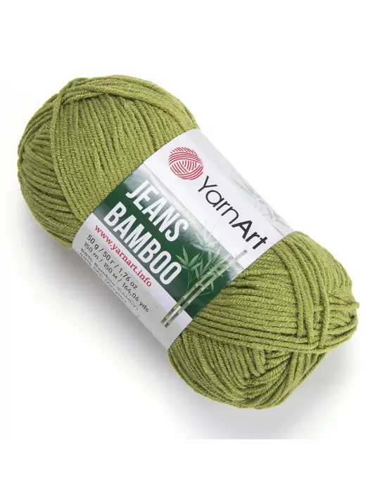 Yarn Art Jeans Bamboo El Örgü İpi,Yeşil-137