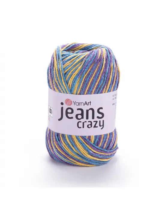 Yarn Art Jeans Crazy Ebruli El Örgü İpi Ebruli 7210