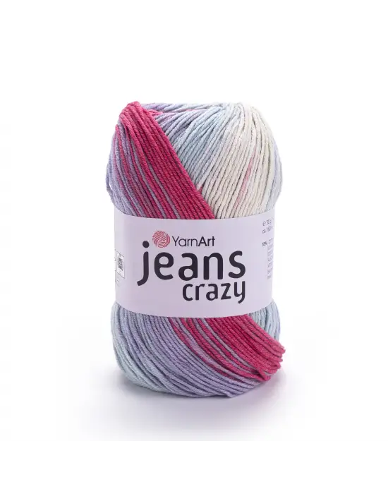 Yarn Art Jeans Crazy Ebruli El Örgü İpi Ebruli 8205