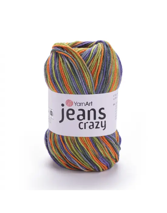 Yarn Art Jeans Crazy Ebruli El Örgü İpi Ebruli 8213