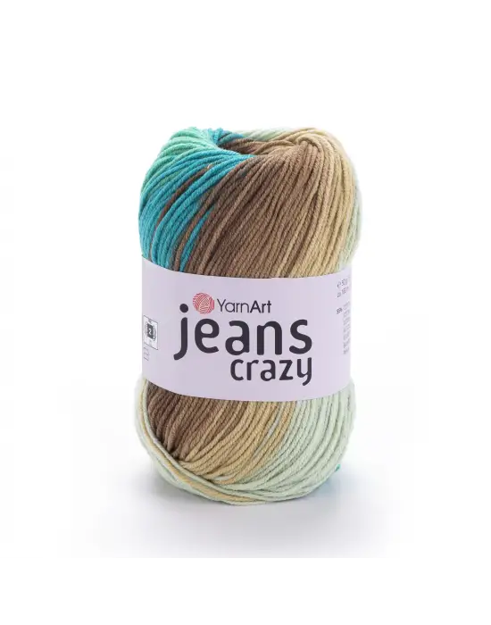 Yarn Art Jeans Crazy Ebruli El Örgü İpi Ebruli 8216