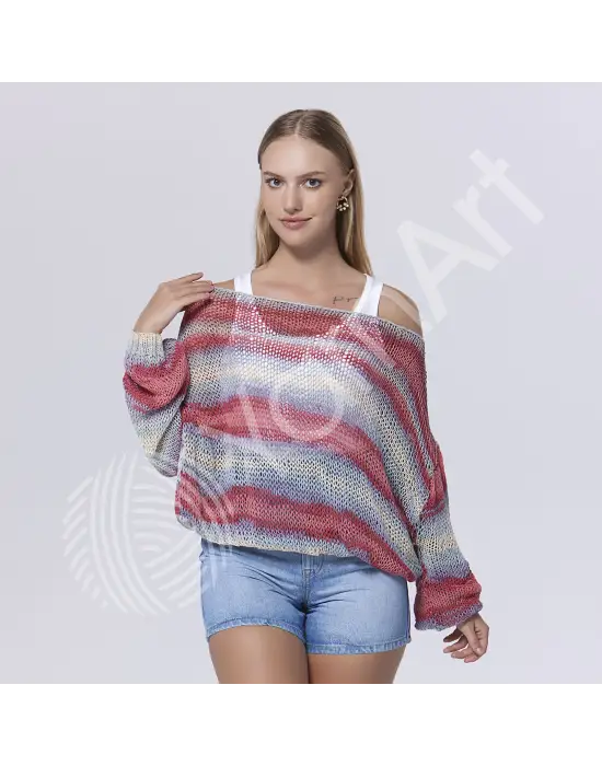 Yarn Art Jeans Crazy Ebruli El Örgü İpi Ebruli 8211