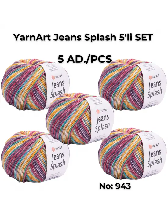 Yarn Art Jeans Splash 943