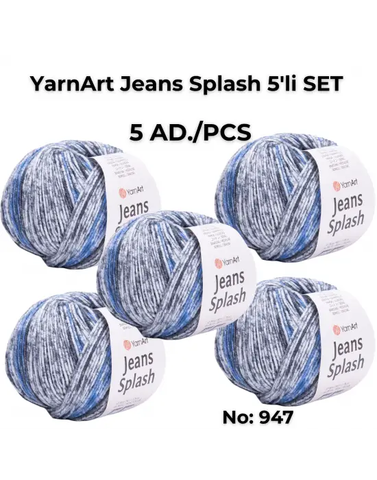 Yarn Art Jeans Splash 947