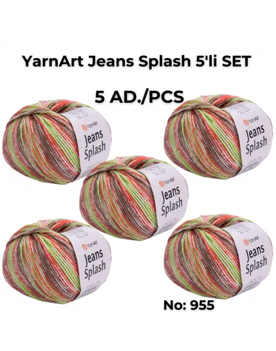 Yarn Art Jeans Splash 955