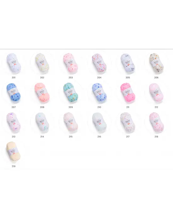 YarnArt Baby Color El Örgü İpi – 50g 150m | %100 Akrilik, Benekli, Yumuşak ve Dayanıklı